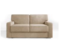 Jay-Be Linea Fabric 2 Seater Sofa Bed - Stone