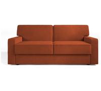Jay-Be Linea Fabric 3 Seater Sofa Bed - Orange
