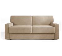 Jay-Be Linea Fabric 3 Seater Sofa Bed - Stone