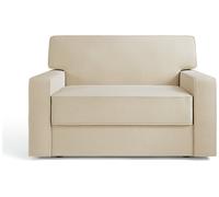 Jay-Be Linea Fabric Cuddle Chair Sofa Bed - Cream
