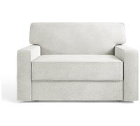 Jay-Be Linea Fabric Cuddle Chair Sofa Bed - Light Grey
