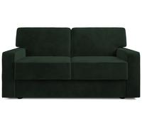Jay-Be Linea Velvet 2 Seater Sofa Bed - Dark Green