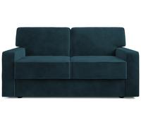 Jay-Be Linea Velvet 2 Seater Sofa Bed - Ink Blue