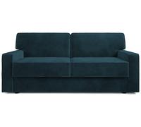 Jay-Be Linea Velvet 3 Seater Sofa Bed - Ink Blue