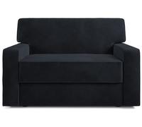 Jay-Be Linea Velvet Cuddle Chair Sofa Bed - Charcoal