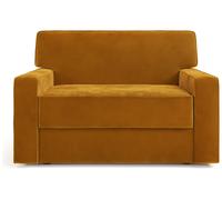Jay-Be Linea Velvet Cuddle Chair Sofa Bed - Gold