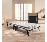 Jay-Be QE80 Quick Folding Bed with Comfort Mattress, Single, Multi
