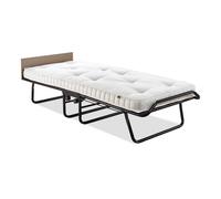 Jay-Be Supreme Folding Bed with Micro e-Pocket Sprung Mattress and Automatic Folding Legs, Compact, Single, Black