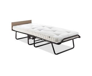 Jay-Be Supreme Folding Bed with Micro e-Pocket Sprung Mattress and Automatic Folding Legs, Compact, Single, Black
