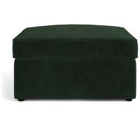 Jay-Be Velvet Footstool Chair Bed - Dark Green