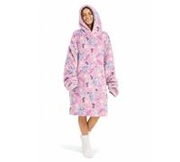 Jay Franco Adult's Disney Lilo & Stitch Throw Blanket, Purple, 86x97 | Oversized Plush Hooded Blanket with Pocket, Soft Cosy Fleece Throw, Gift for Lounging, Official Licensed Property