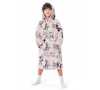 Jay Franco Children's Disney Mickey and Friends Throw Blanket, Grey, 61x81 | Oversized Plush Hooded Blanket with Pocket, Soft Cosy Fleece Throw, Gift for Lounging, Official Licensed Property