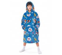 Jay Franco Children's Disney Mickey Mouse Throw Blanket, Blue, 61x81 | Oversized Plush Hooded Blanket with Pocket, Soft Cosy Fleece Throw, Gift for Lounging, Official Licensed Property