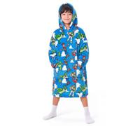Jay Franco Children's Disney Toy Story Wearable Throw Blanket, Blue, 61x81 | Oversized Plush Hooded Blanket with Pocket, Soft Cosy Fleece Throw, Gift for Lounging, Official Licensed Property