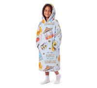 Jay Franco Children's Gilmore Girls Wearable Throw Blanket, Blue, 61x81 | Oversized Plush Hooded Blanket with Pocket, Soft Cosy Fleece Throw, Gift for Lounging, Official Licensed Property