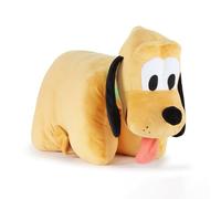 Jay Franco Disney Mickey and Friends Pluto 2-in-1 Plush Pillow Pal - Ultra Soft Multipurpose Cushion with Strap Closure, Huggable Plushie for Kids’ Bedroom, Trip, and Sleepovers
