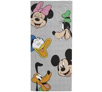 Jay Franco Disney Mickey Mouse & Friends Kids Bath Pool Beach Towel - Super Soft & Absorbent 100% Cotton Towel, Measures 28 x 58 Features, Minnie Mouse, Donald Duck, Goffy & Pluto