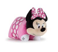 Jay Franco Disney Minnie Mouse 2-in-1 Plush Pillow Pal - Ultra Soft Multipurpose Cushion with Strap Closure, Huggable Plushie for Kids’ Bedroom, Trip, and Sleepovers