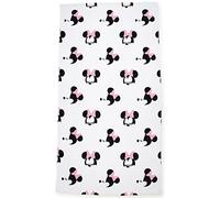 Jay Franco Disney Minnie Mouse Style 86cm x 162cm 100% Large Cotton Beach Towel,White