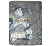 Jay Franco Disney Pixar Lightyear Blanket - Measures 62 x 90 inches, Kids Bedding Features Buzz - Fade Resistant Super Soft Fleece