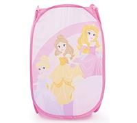 Jay Franco Disney Princess Cut Paper 80L Pop-Up Laundry Basket - Hamper for Clothes or Toys