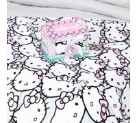 Jay Franco Hello Kitty Throw Blanket with House Gift Box - Plush Throw Measures 46 x 60 Inches - Super Soft Special Edition Fleece Bedding