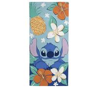 Jay Franco Kids Disney Lilo and Stitch 100% Cotton Beach Towel - 71 x 147cm Super Soft Bath Towel, Pool & Travel, Official Licensed Product, Teal
