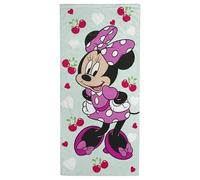 Jay Franco Kids Disney Minnie Mouse 100% Cotton Beach Towel - 71 x 147cm Super Soft Bath Towel, Pool & Travel, Official Licensed Product, Green