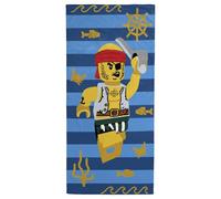 Jay Franco Kids Lego Beach Towel - 71 x 147cm Super Soft Bath Towel, Pool & Travel, Official Licensed Product, Blue