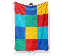 Jay Franco Kids LEGO® Silk Touch Throw Blanket | Soft & Cosy Fleece Throw for Bedroom & Sofa Décor, Officially Licensed