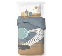 Jay Franco Kids Star Wars Duvet Cover Set - 100% Cotton Super Soft Bedding with Pillowcase, COVER ONLY Comforter Not Included, Multi, 2 Piece Single