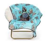 Jay Franco Kids Star Wars The Mandalorian Shaped Decorative Set - 30 cm Shaped Decorative Pillow & 100 x 130 cm Cosy Fleece Throw Blanket, Ultra-Soft Character Nap Set for Travel, Couch Décor, Multi