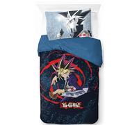 Jay Franco Kids Yu-Gi-Oh Duvet Cover Set - Super Soft Bedding with Pillowcase, COVER ONLY Comforter Not Included, Blue, 2 Piece Single