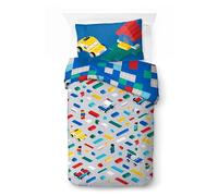 Jay Franco Lego® Duvet Cover Set - Kids Super Soft Bedding with Pillowcase, COVER ONLY Comforter Not Included, Multi, 2 Piece Single