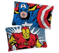 Jay Franco Marvel Comics Avengers Fighting Team 100% Cotton Pillowcase Set - 2 Pack