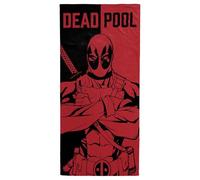 Jay Franco Marvel Deadpool Towel For Bath, Beach & Pool Red Black, 71cm x 147cm