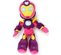 Jay Franco Marvel Kids Plush Pillow Buddy - Ultra-Soft Stuffed Plushie & Cozy Pillow, Official Licensed Product, Purple - Iron Man and His Awesome Friends, 17 Inches