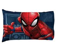 Jay Franco Marvel Spiderman 1 Pack Pillowcase - Double-Sided Kids Super Soft Bedding (Official Marvel Product)