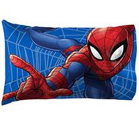 Jay Franco Marvel Spiderman Web Sides 1 Single Reversible Pillowcase - Double-Sided Kids Super Soft Bedding (Official Marvel Product)