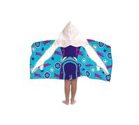 Jay Franco Marvel Spidey and His Amazing Friends Ghost-Spider Hooded Towel - 56 x 56cm Kids Super Soft Bath Towel, Beach, Pool & Travel, Official Licensed Product, Blue