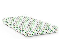 Jay Franco Minecraft Creative Fashion - White | 100% Cotton Single Fitted Sheet