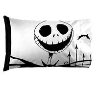 Jay Franco Nightmare Before Christmas Together 1 Pack Pillowcase - Double-Sided Kids Super Soft Bedding (Official Product)