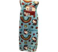 Jay Franco & Sons, Inc. Hello Kitty Blankets and Throws (Blue - Rainbows, Apples, Ducks, Bees, Throw - 50x70)