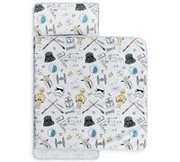 Jay Franco Star Wars Light Saber Toddler Nap Mat with Built-in Pillow & Blanket - Soft Microfibre Sleeping Bag for Nursery, School or Sleepovers 89 x 86 cm