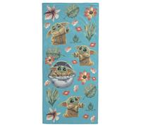 Jay Franco Star Wars The Mandalorian Towel with Baby Yoda Grogu For Bath, Beach, & Pool, 71cm x 147cm