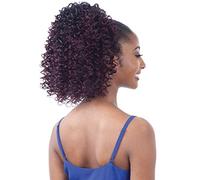 JAY GIRL (2 Dark Brown) - Freetress Equal Synthetic Drawstring Full Cap Half Wig