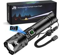 JAY-PARK Torch 100,0000 Lumens Rechargeable 5000 m