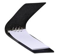 JAY-PEE Memo Book Cover, NYC regulation style, 100% genuine leather, Large Binder Pad with 3 heavy metal rings, 4x8.5 inches, 50-page notepad included, Made in USA