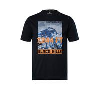 JAY PI Plus Sizes JAY PI T-Shirt Outdoor Short Sleeve BLACK HILLS Print