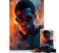Jay Z Rapper Craft Jigsaw Puzzle1000 Pieces Brain Think Stress Relief Play Fun Challenge Art Display (38x26cm)